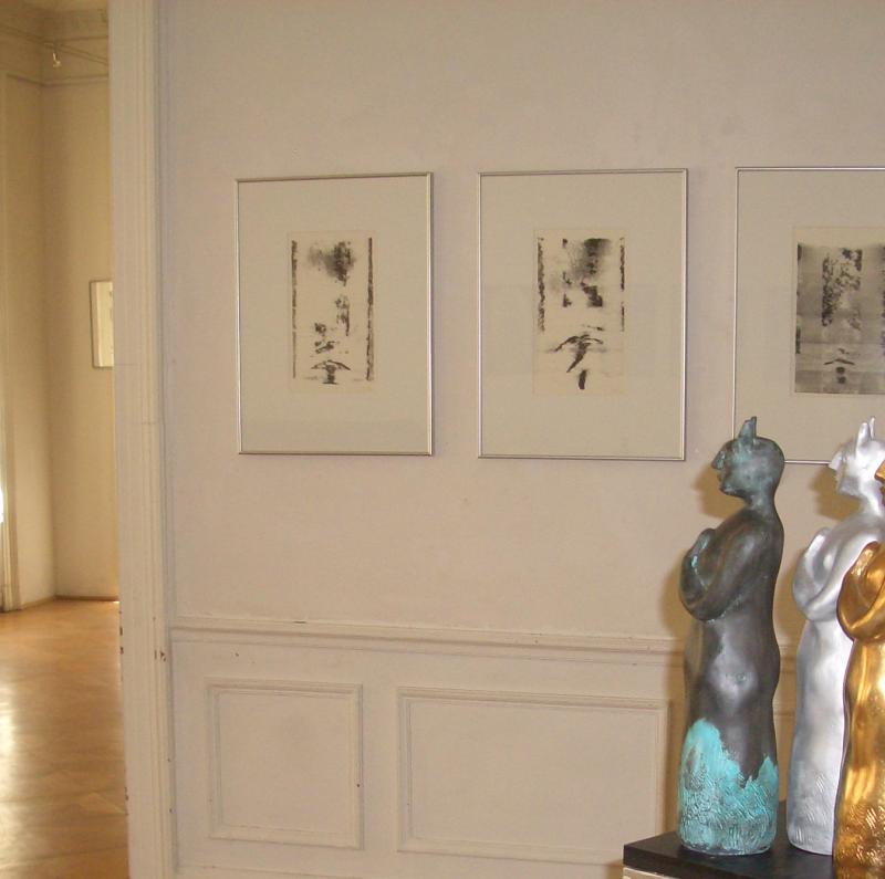 Raum 1, Monotypie 3,4,5, iR. 65x50cm