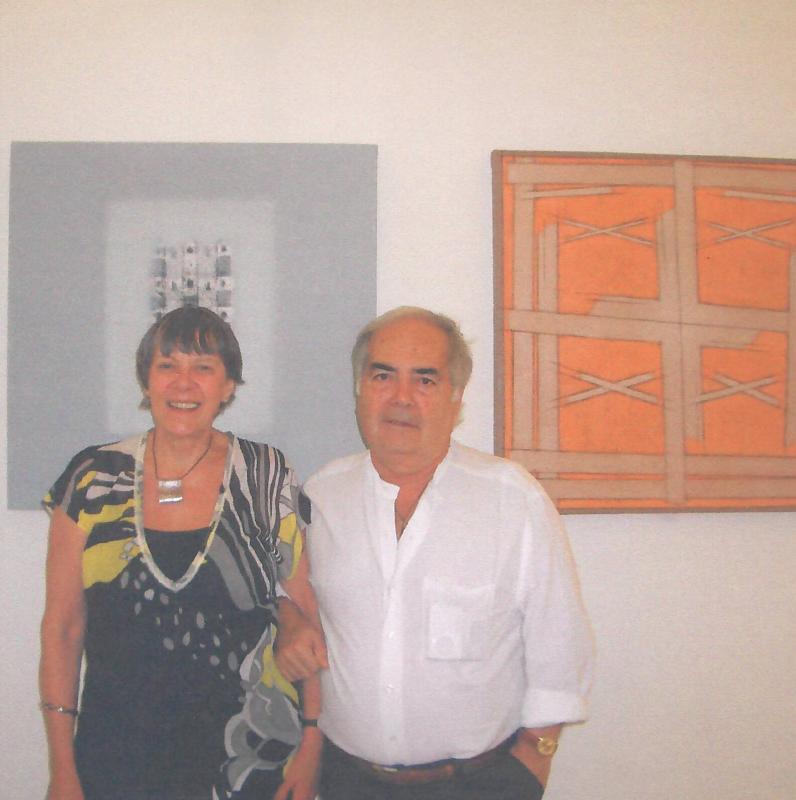 Vor unseren Werken mit Enzo L'Acqua